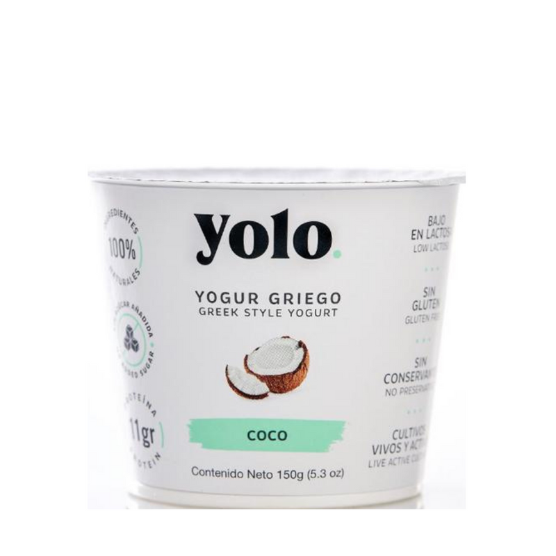 Yogurt Griego Yolo Coco 150 gr