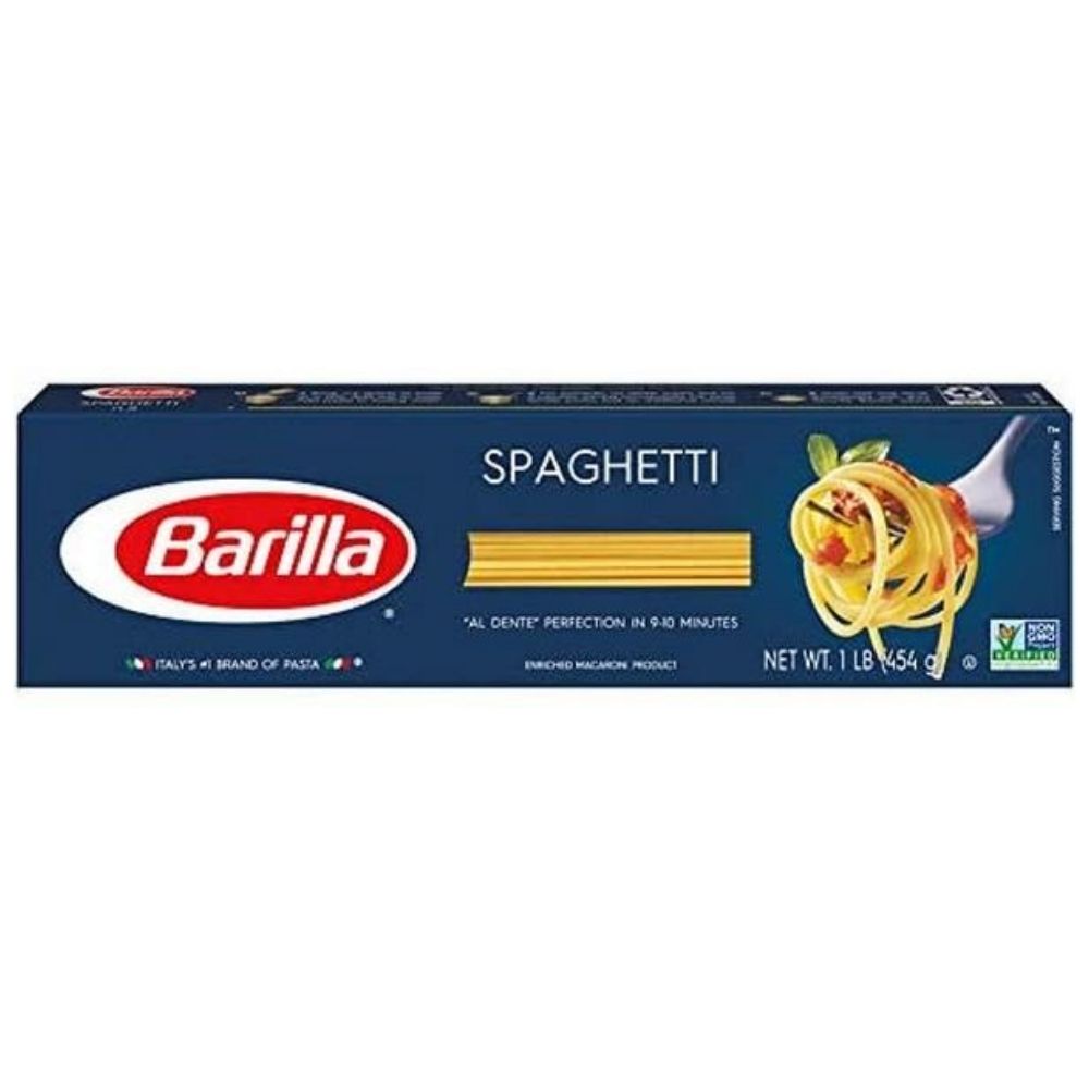 Pasta Barilla Spaghetti 454gr - Madison Center