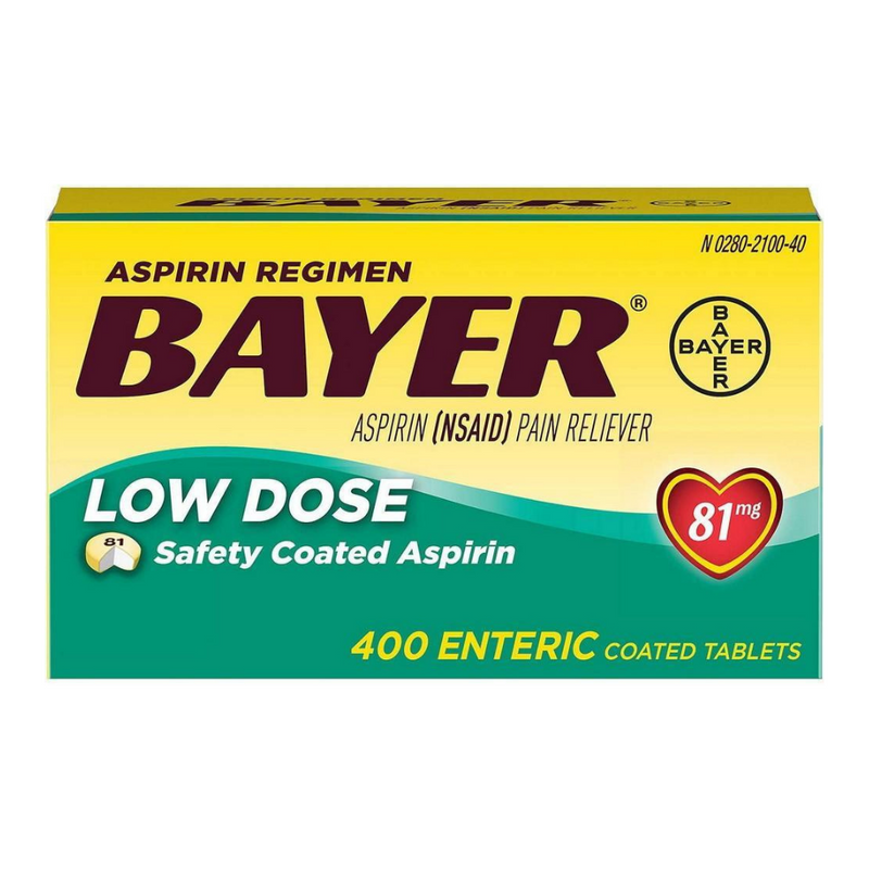 Aspirina Bayer Low Dose 81Mg 400und - Madison Center