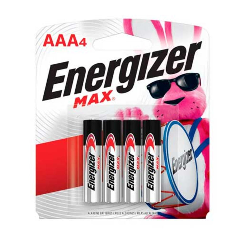 Baterias Energizer Max AAA 4und