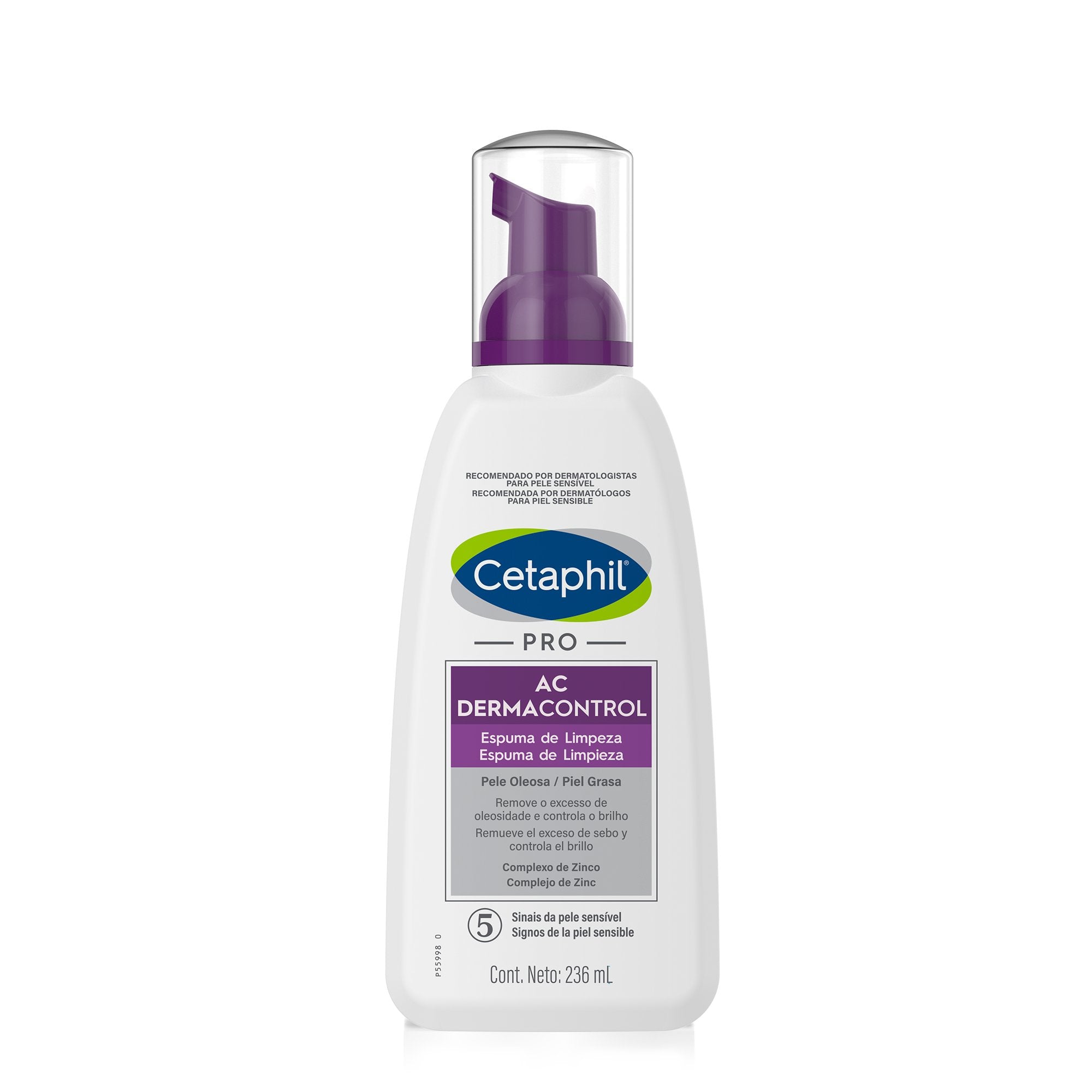 Cetaphil Derma Control Espuma de Limpieza 236ml