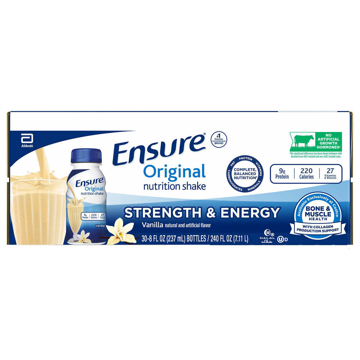 Ensure Vainilla 30 Unidades Original