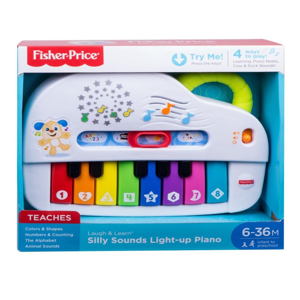 Fisher Price Piano Silly Sounds Light Up 6-36M