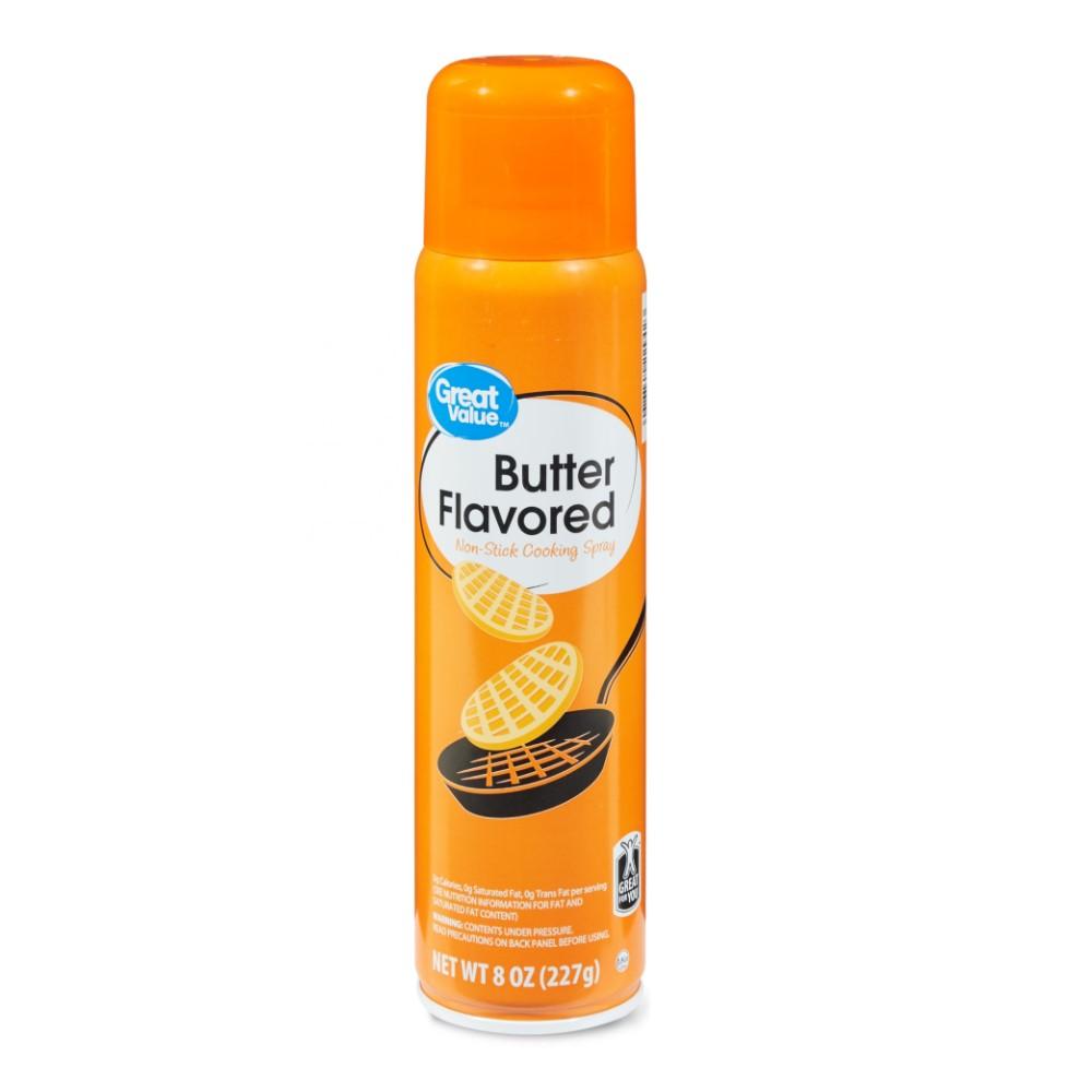 Butter Flavored Great Value Aceite en Spray 227g