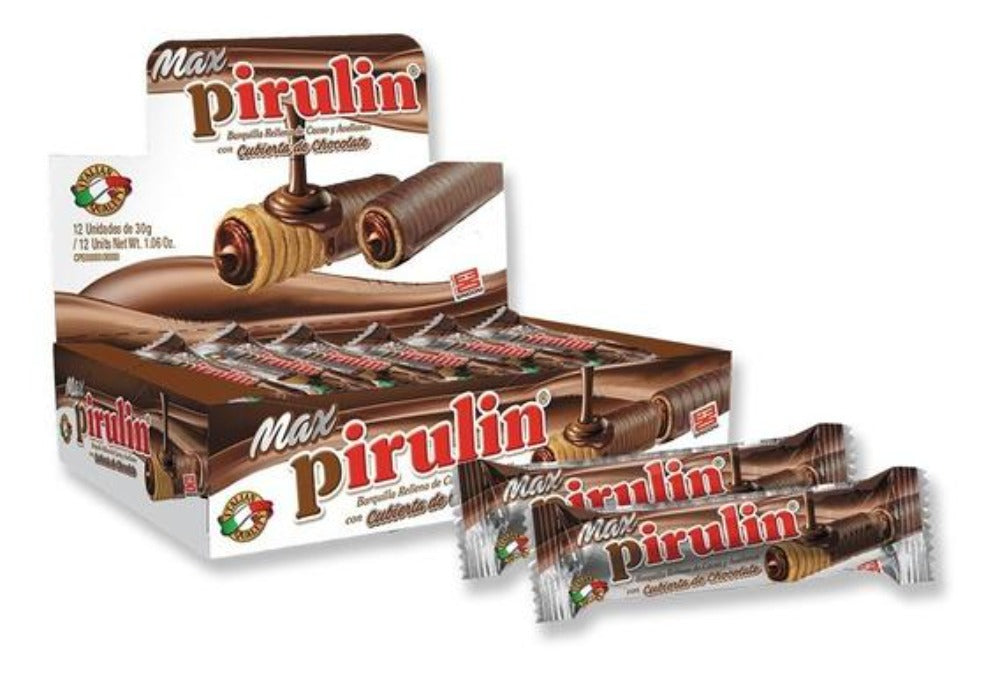 Max Pirulin caja de 12 und de 34gr c/u