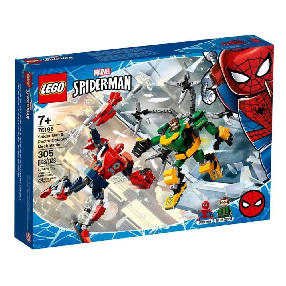 Lego Marvel Spiderman & Doctor Octopus Mech Battle 305 pcs