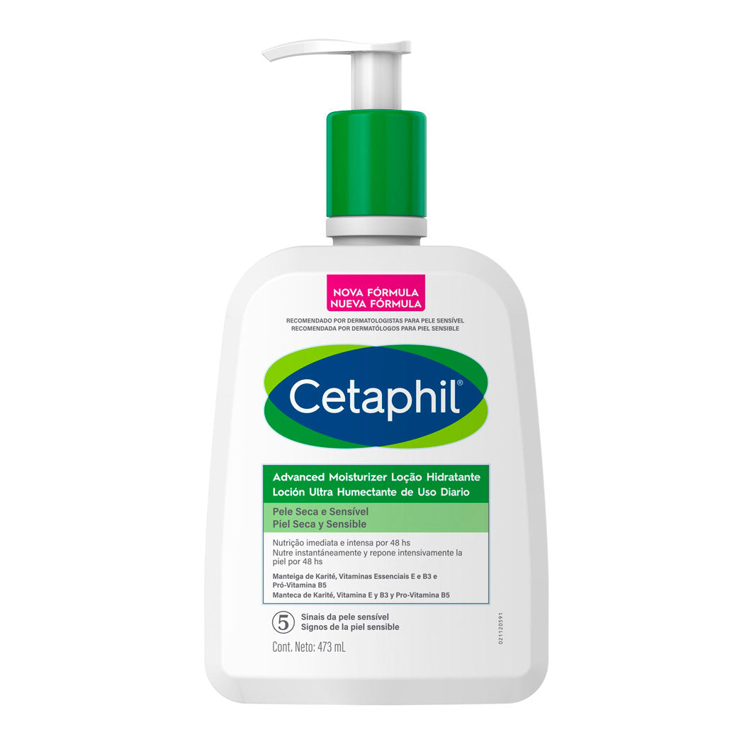 Cetaphil Locion Ultra Humectante de Uso Diario Piel Seca y Sensible 473ml