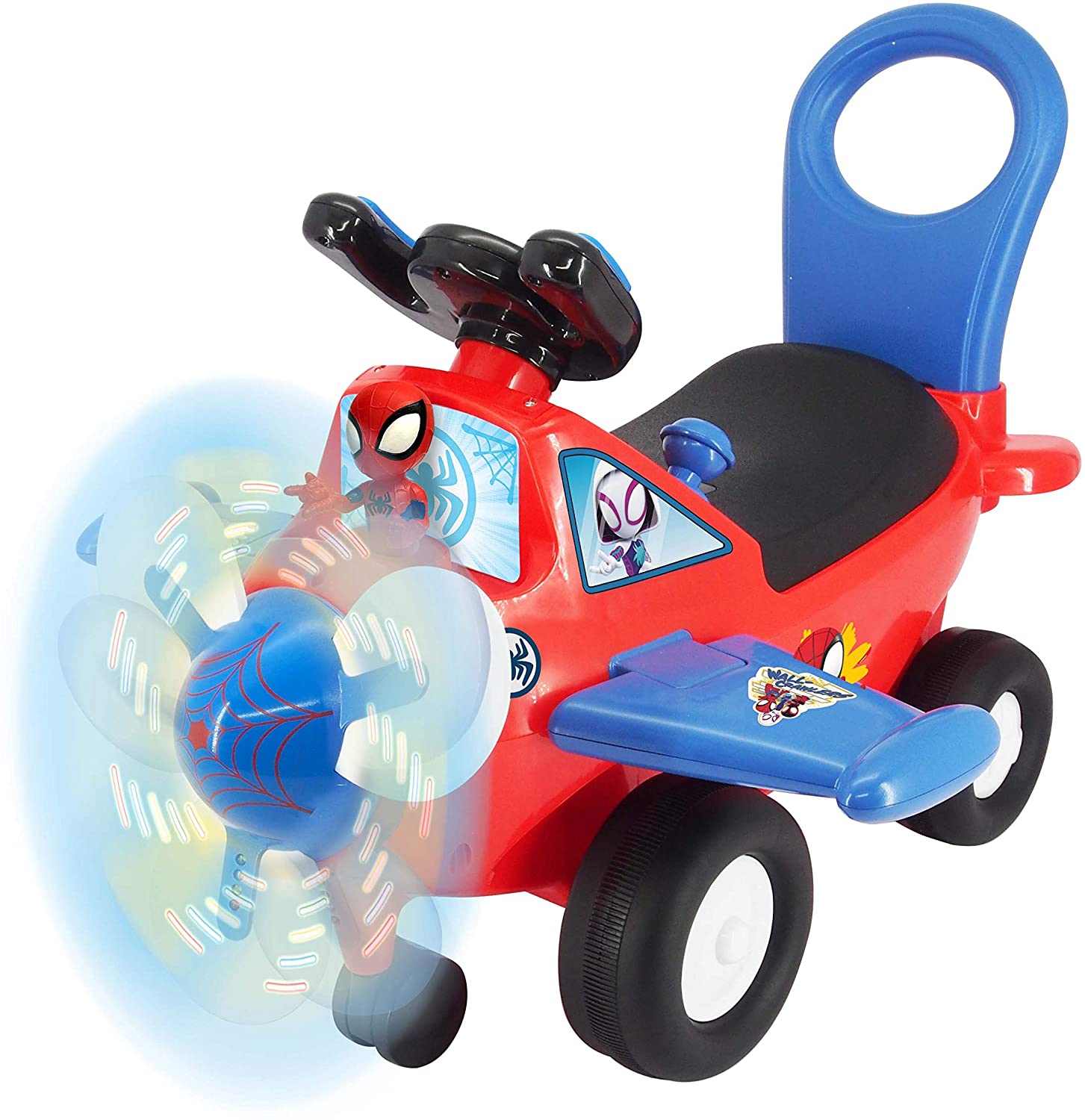 Spidey Lights 'N' Sounds Activity Plane Montable Con Luces y Sonidos