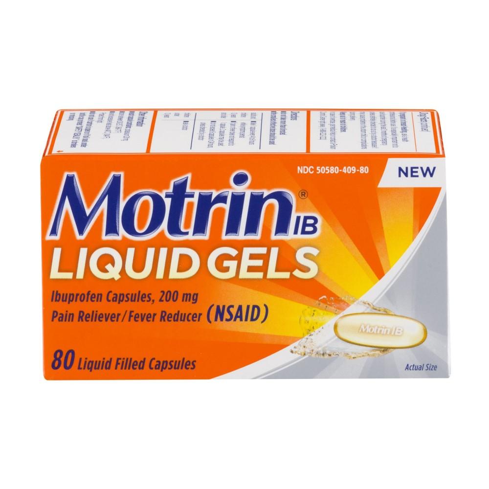 Motrin 200mg 80 capsulas gel - Madison Center