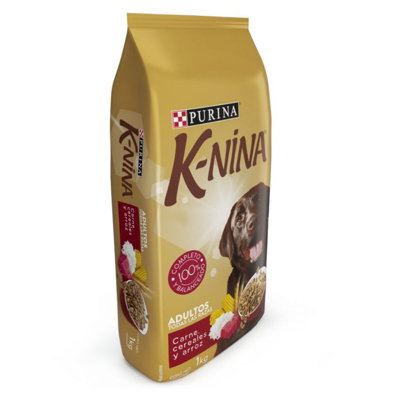 Purina K-Nina Adulto Carne Cereales y Arroz 1kg
