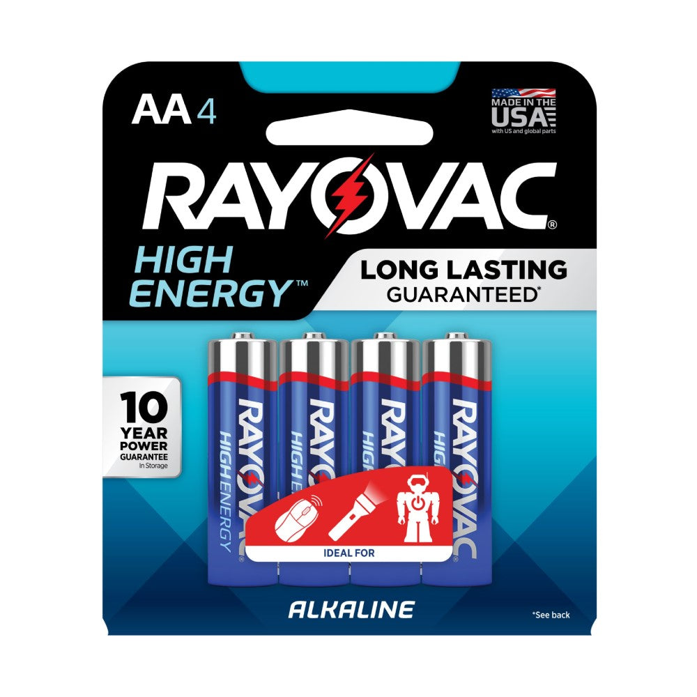 Pilas Rayovac AA Alkaline 4und