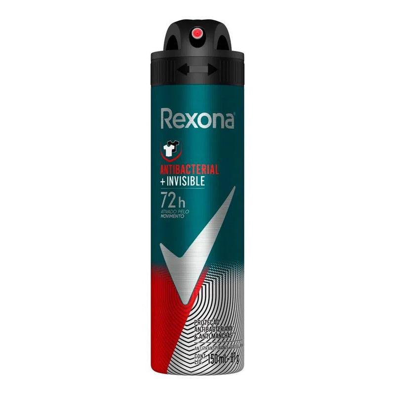 Rexona Desodorante Spray Men Antibacterial Invisible 150ml