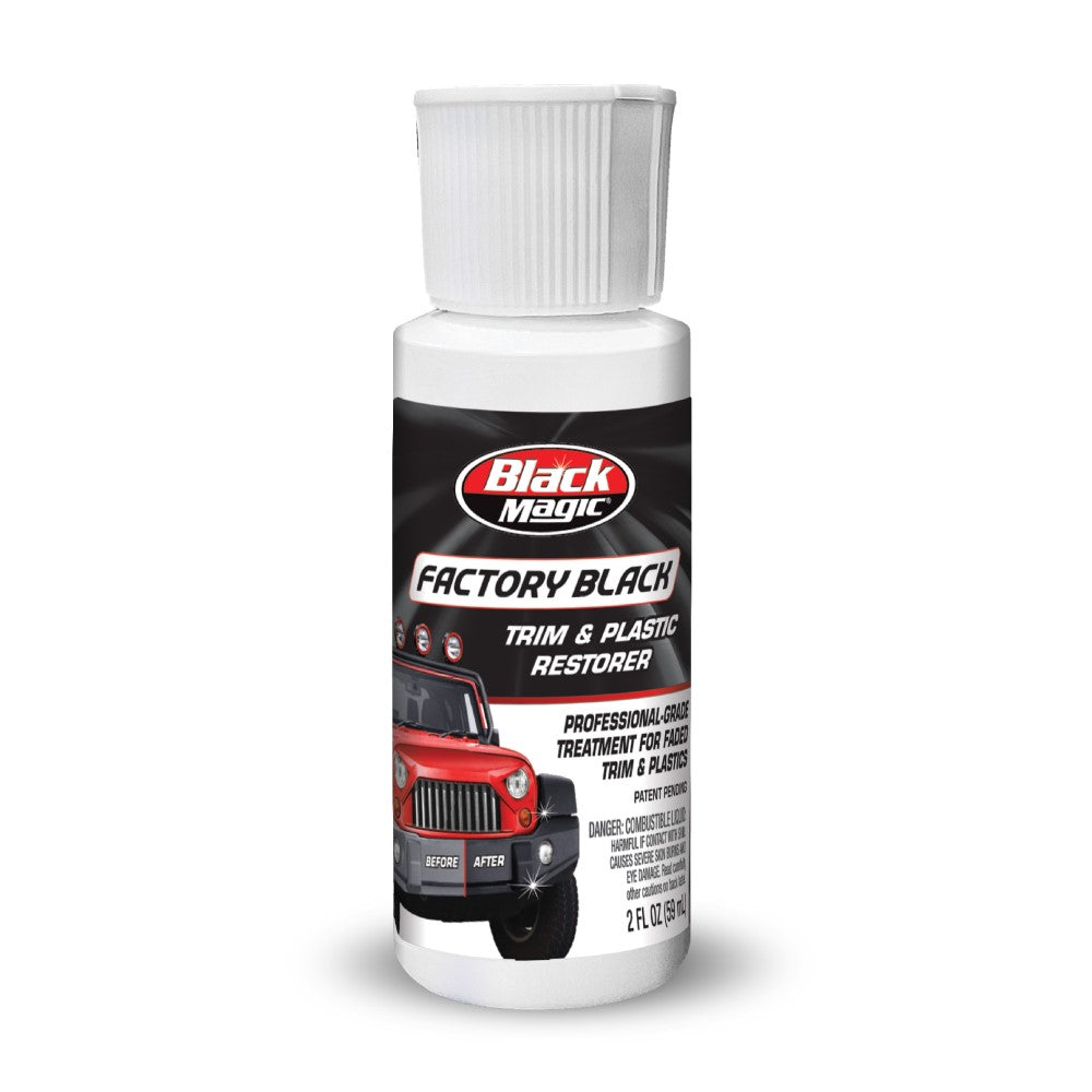 Black Magic Plastic Restorer Factory Black Trim 59ml