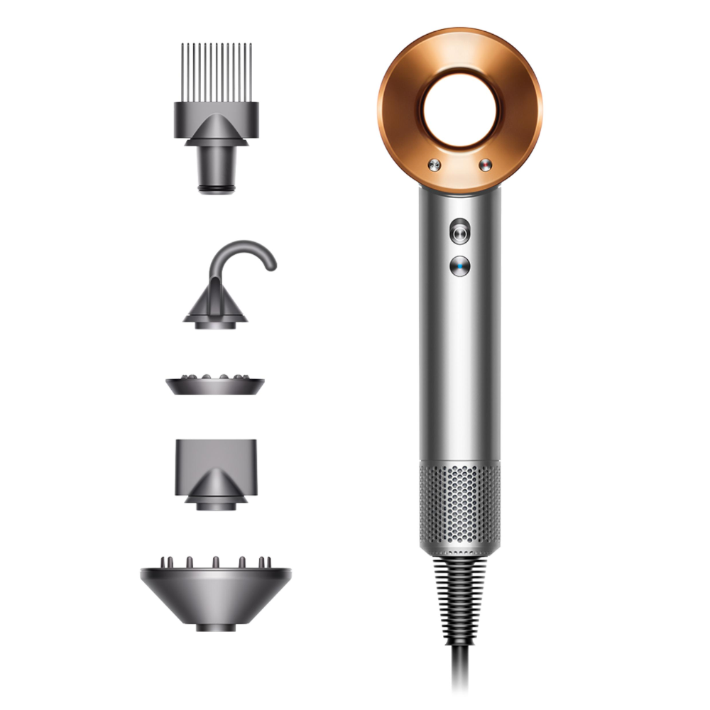 Dyson Secador de pelo Supersonic + 5 Accesorios color Nickel-Copper