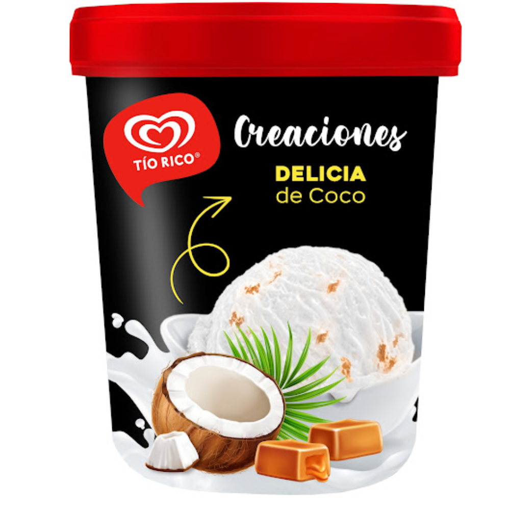 Helado Tio Rico Delicia de Coco 700ml