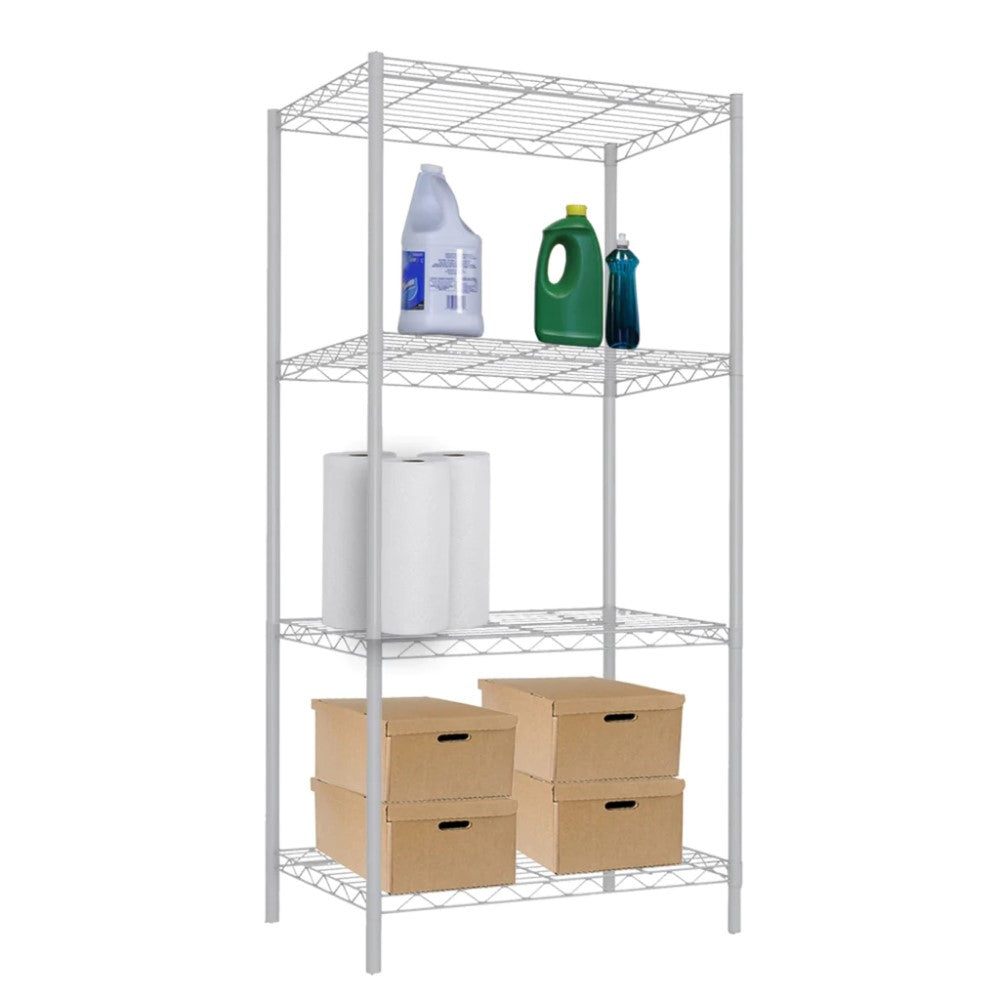 Estante De 4 Niveles Blanco 35 x 53.3 x 118cm Home Basics