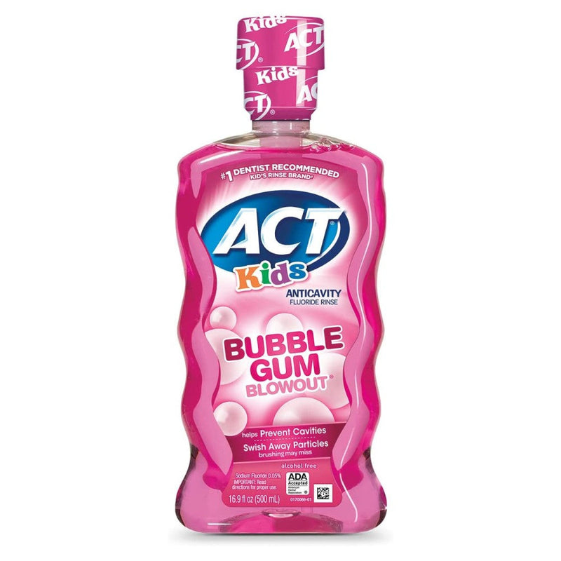 ACT Kids Enjuage Bucal Bubble Gum Blowout 500ml