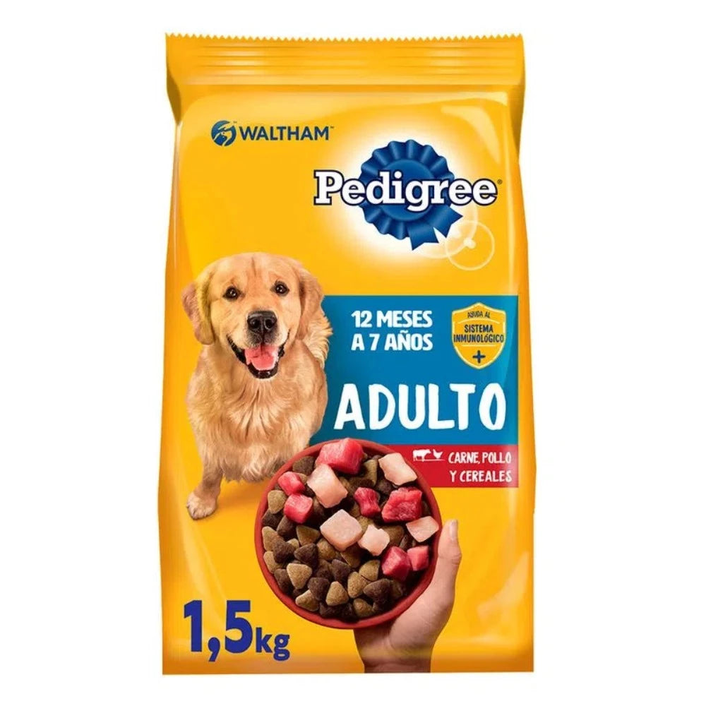 Pedigree Adulto Sabor Carne - Pollo y Cereales 1.5kg