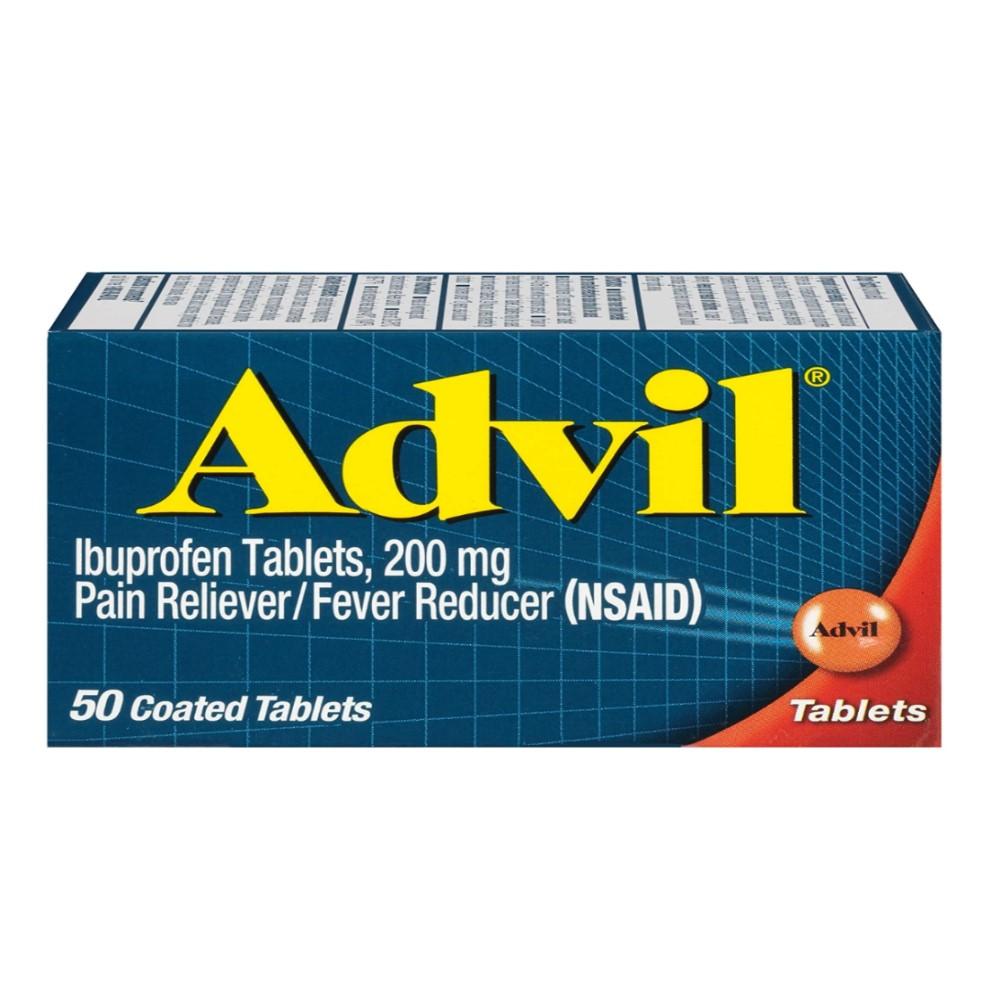 Advil 200mg 50 Coated Tablets