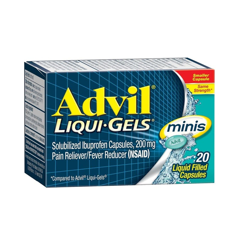 Advil Liqui Gels 20 Capsules Minis 200mg