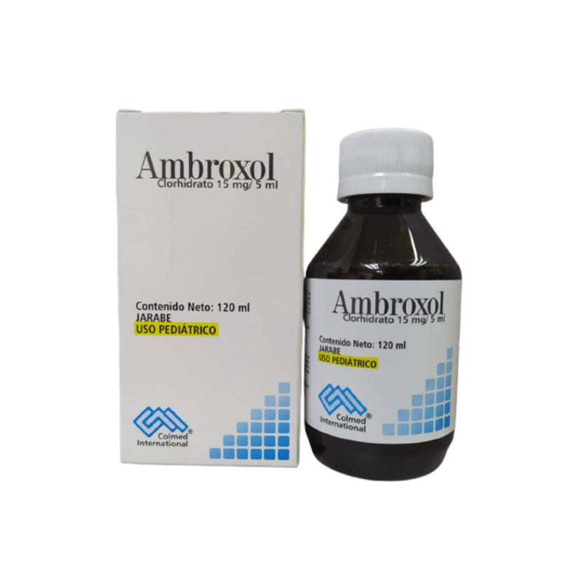 Ambroxol Jarabe Uso Pediatrico Clorhidrato 15mg/5ml 120ml De Colmed International