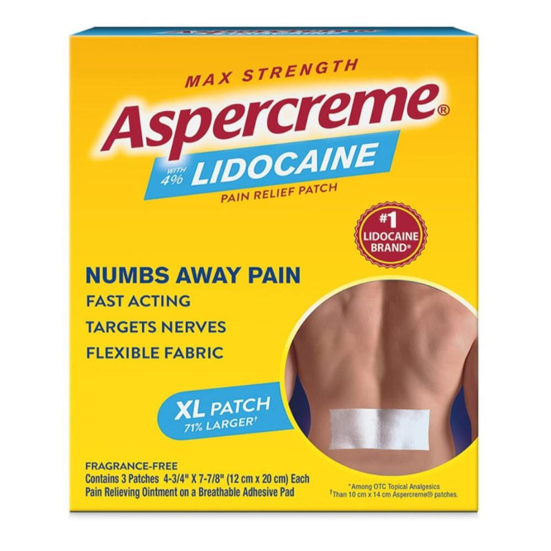 Aspercreme Lidocaine XL it Numbs Away Pain 5und