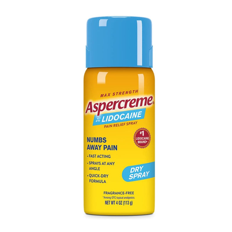 Aspercreme Spray Pain Relief Liquid Lidocaine 113g
