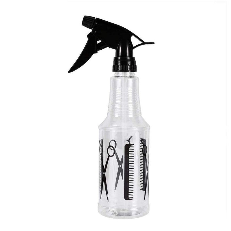 Spray Botella Para Peluqueria Negro Con Transparente