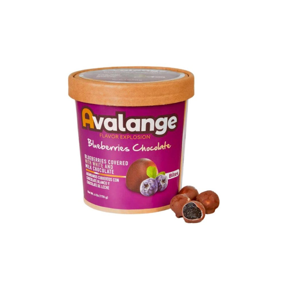 Blueberries Avalange Cubiertos Con Chocolate Blanco y Chocolate De Leche 170g