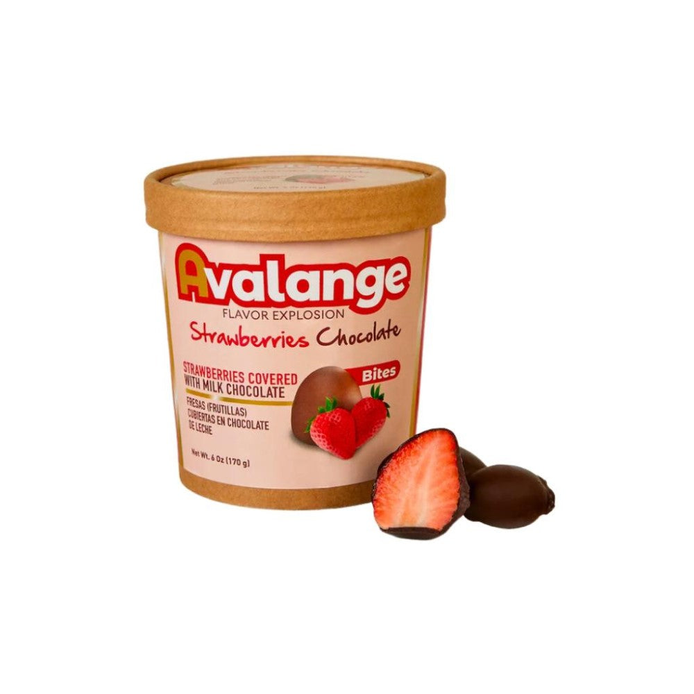 Fresas Avalange Cubiertas En Chocolate De Leche 170g