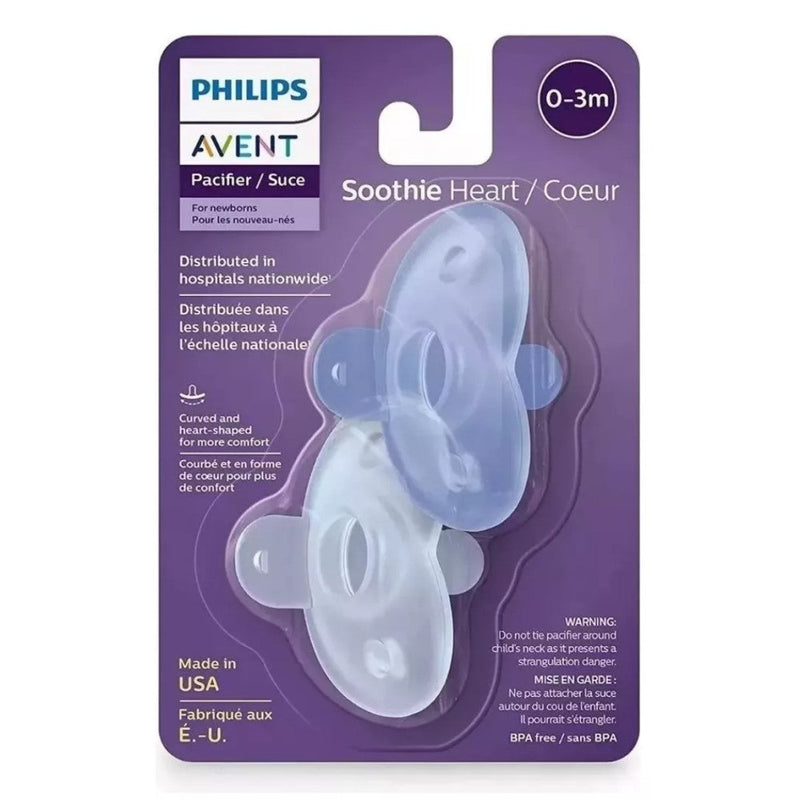 Philips Avent Chupete Ultrasuave, 0-6 meses, Color Azul barquito, 2 Piezas  (1 Paquete) : : Bebé