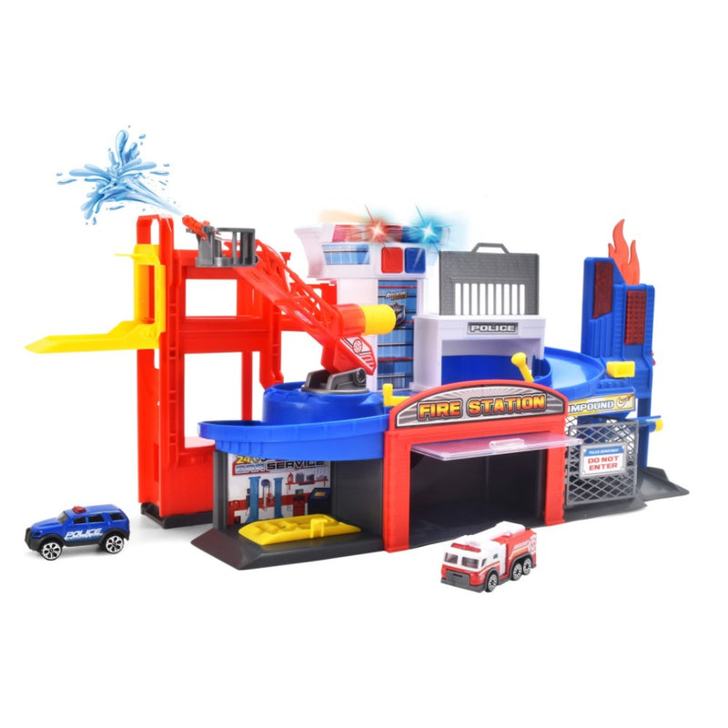 Adventure Force Fire Rescue Extra Grande Electrico Play Set 3+
