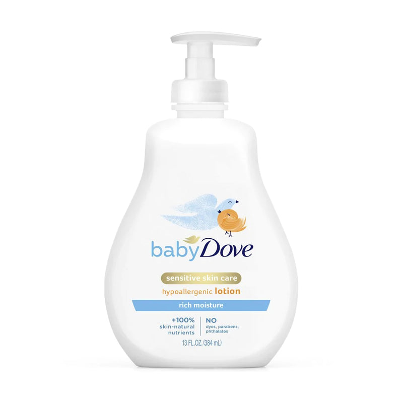 Dove Baby Lotion Hypoallergenic Rich Moisture 384ml