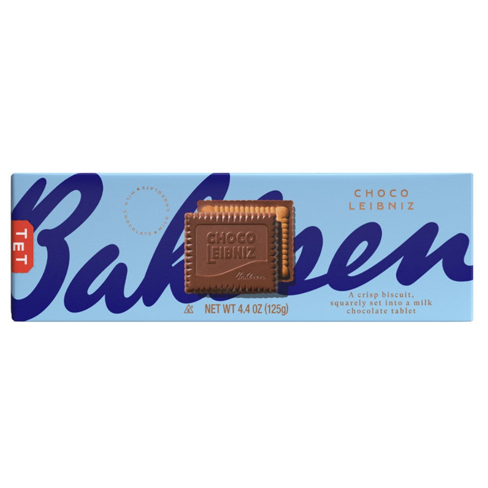 Bahlsen Galletas Choco Leibniz Crisp Biscuit Milk Chocolate 125g