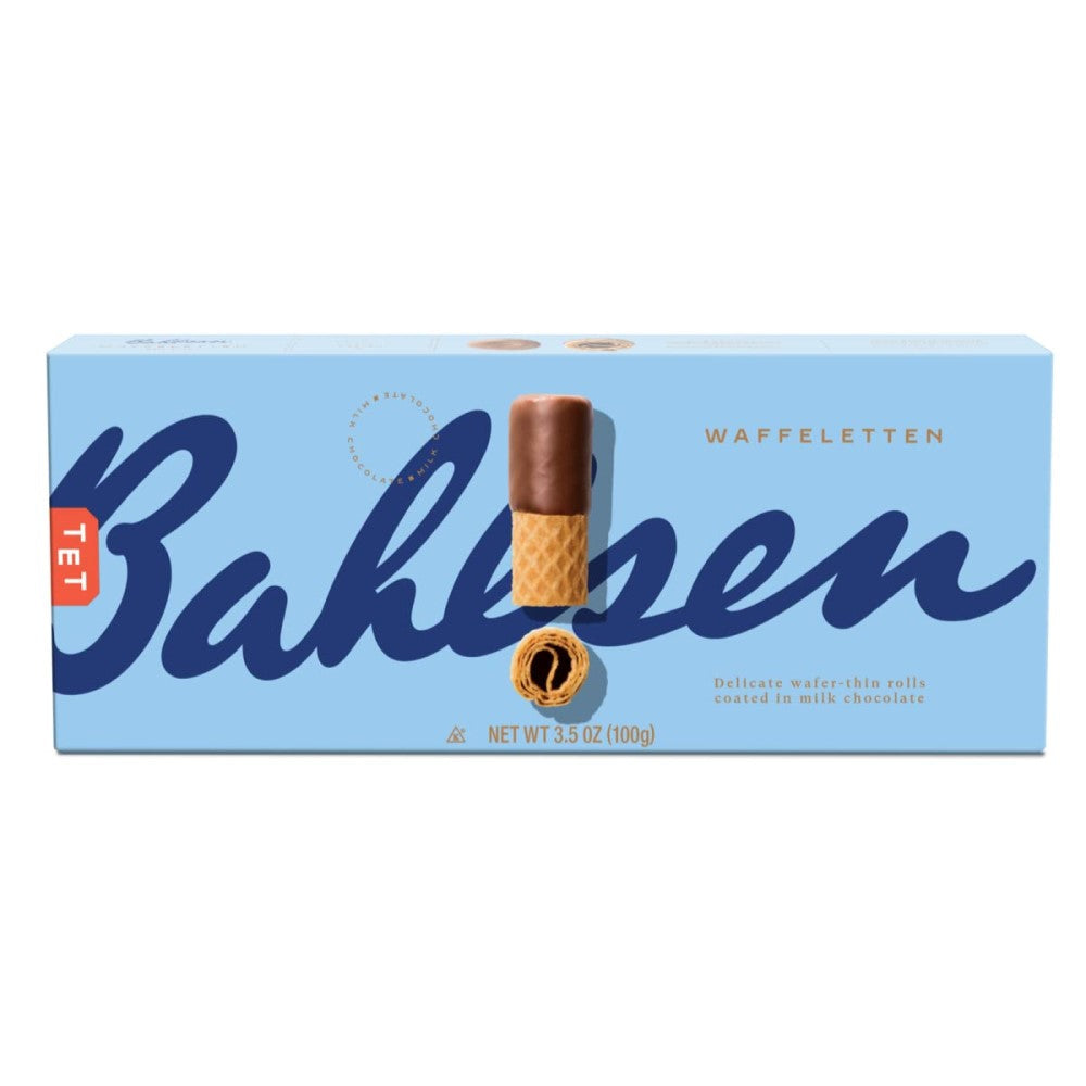 Bahlsen Galletas Waffeletten Rolls Coated in Milk Chocolate 100g