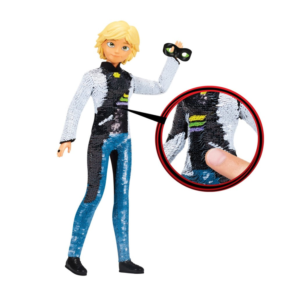 Playmates Miraculous Fashion Flip Adrien To Cat Noir 4+