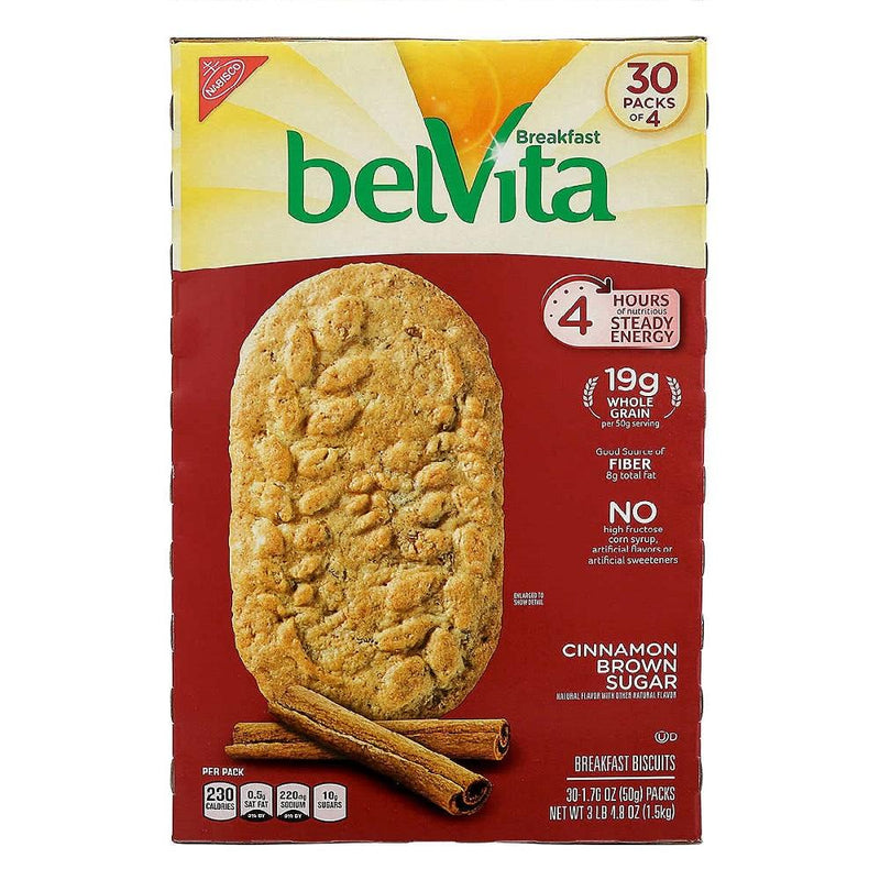 Belvita 30 packs Cinnamon Brown Sugar