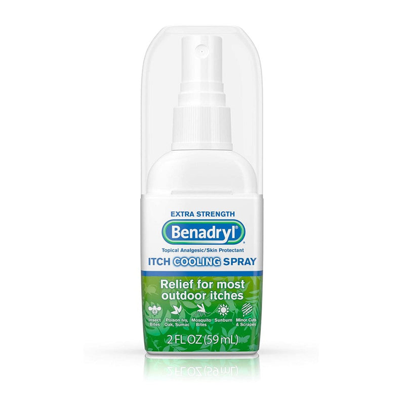 Benadryl Spray Itch Cooling Relief For Most Outdoor Itches 59ml