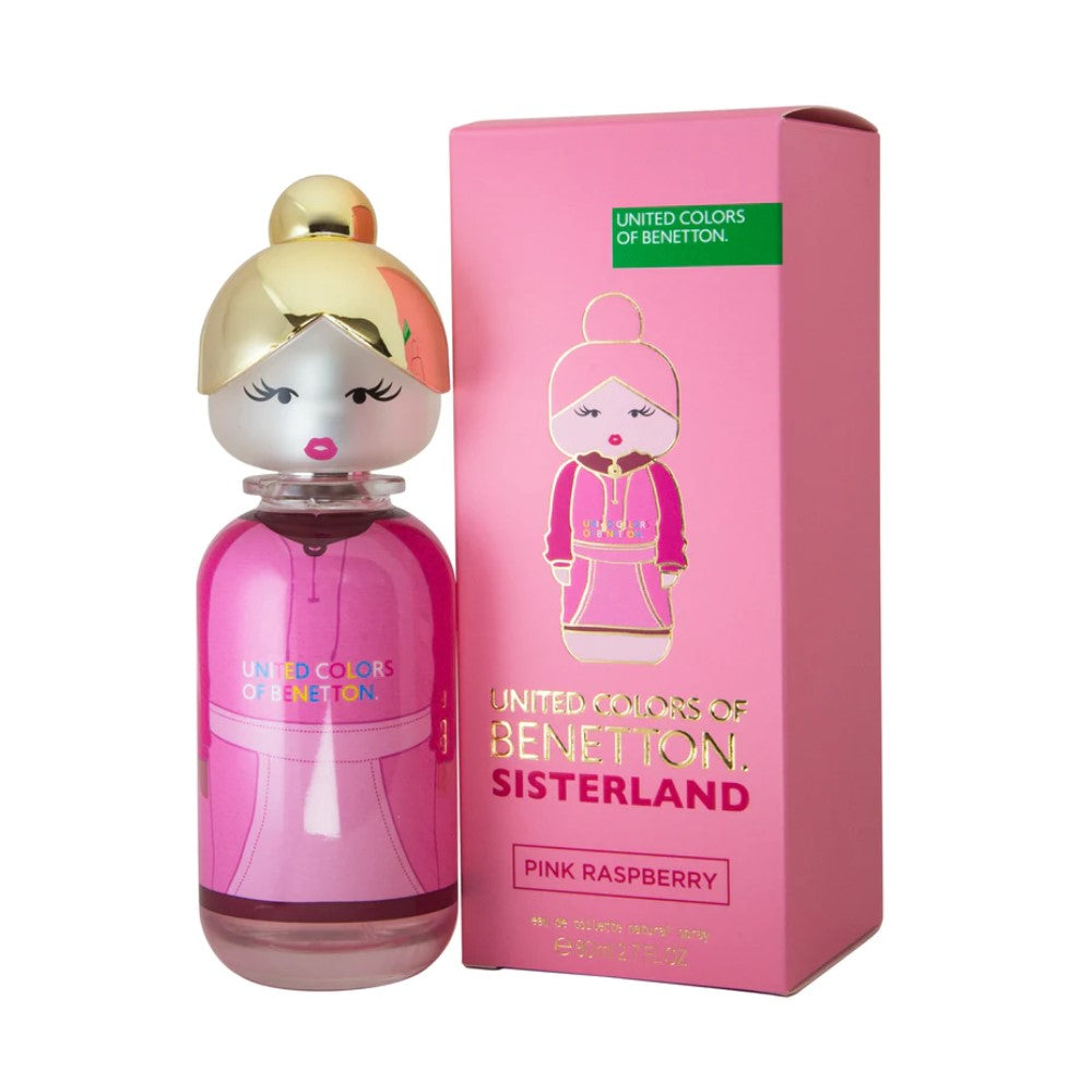 Benetton Sisterland Pink Raspberry Eau De Toilette For Woman 80ml