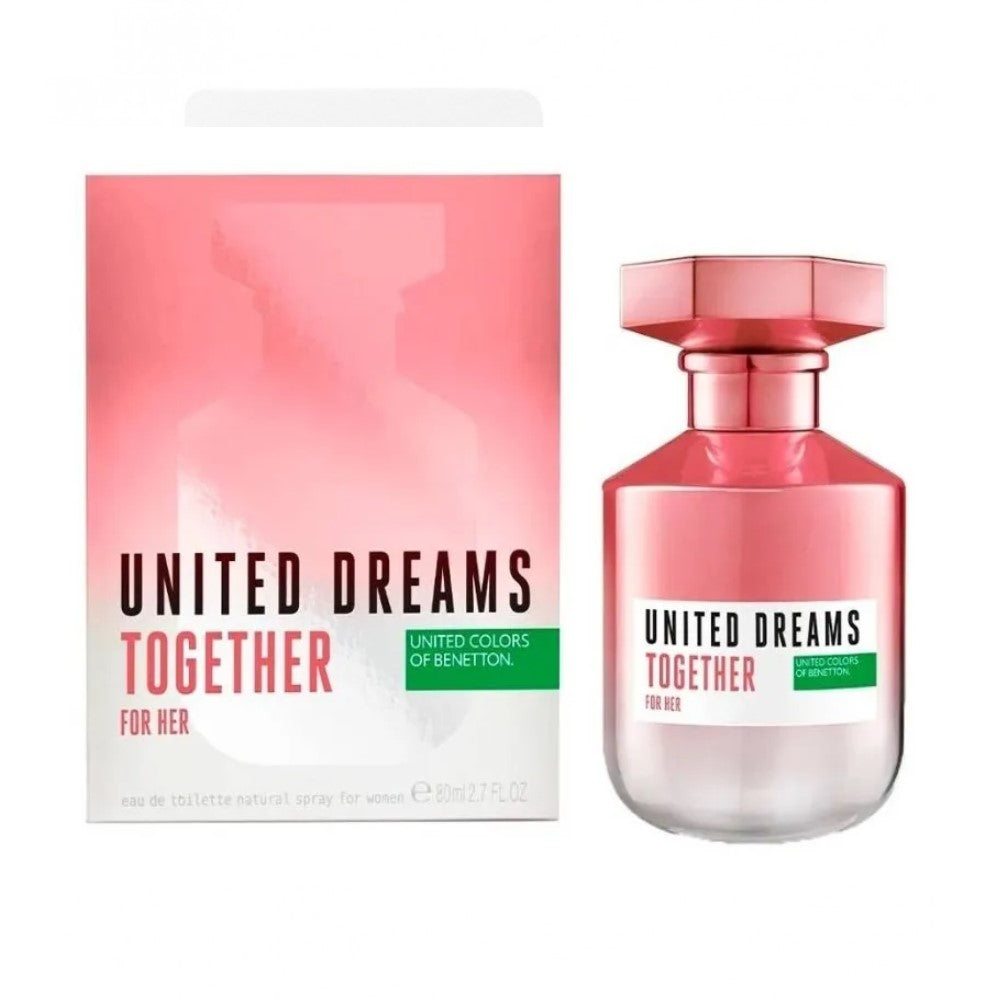 Benetton United Dreams Together Eau De Toilette For Woman 80ml