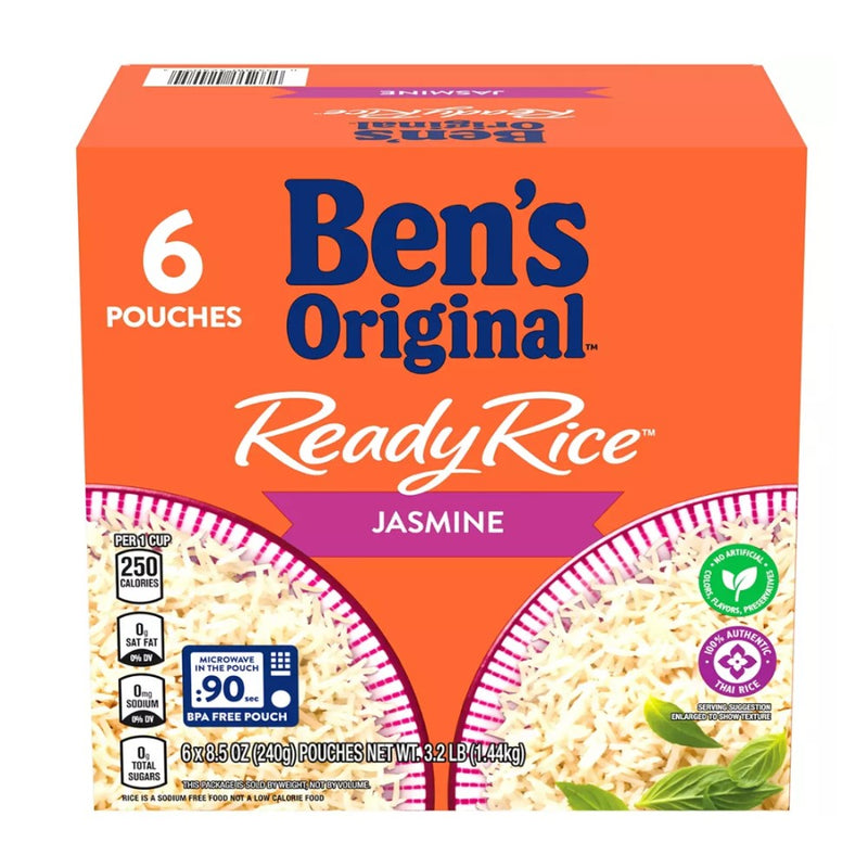 Arroz Bens Ready Rice 6 Und Jasmine 1.44kg