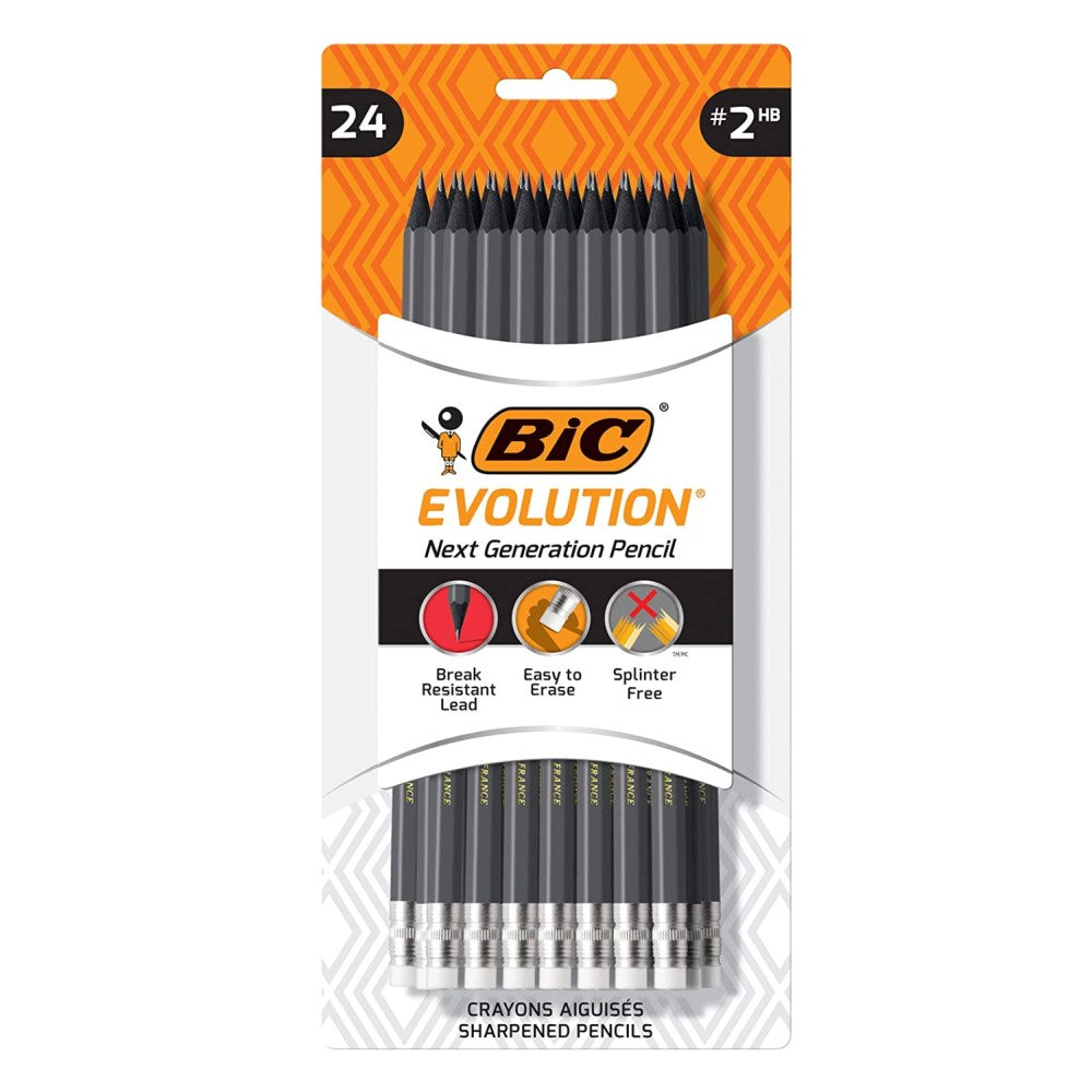 Bic Lapices 24 Unidades Evolution New Generation