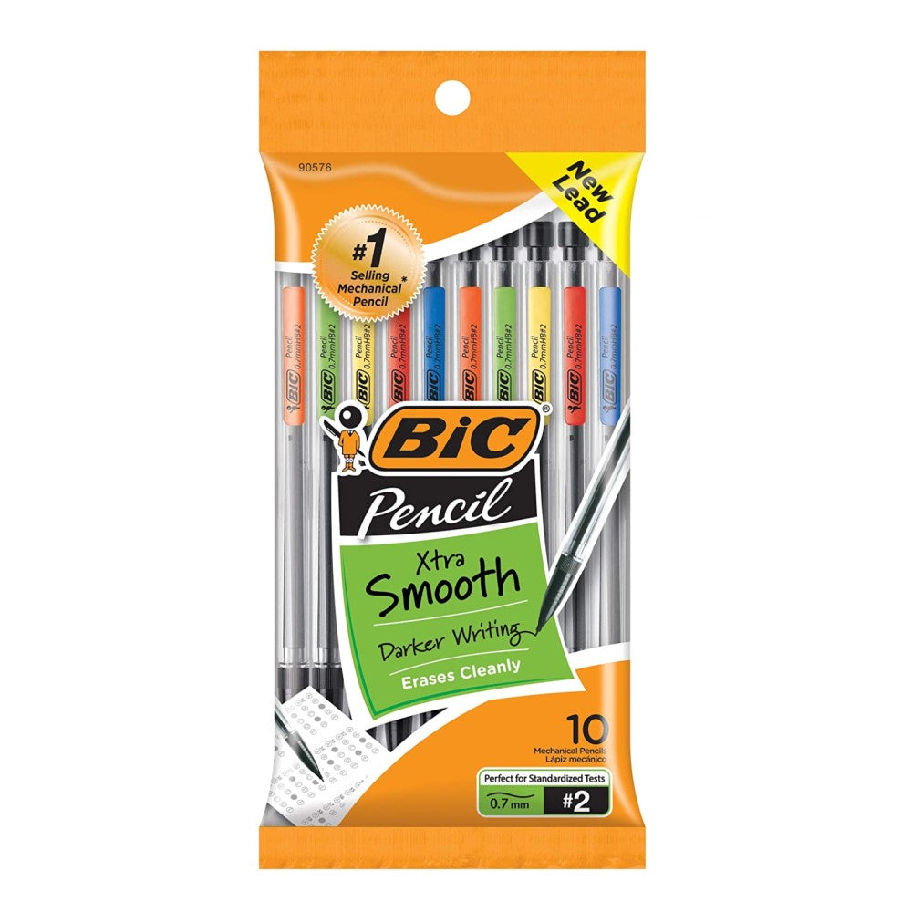 Bic Portaminas 10 Unidades Pencil Xtra Smooth Dark Writing 0.7mm