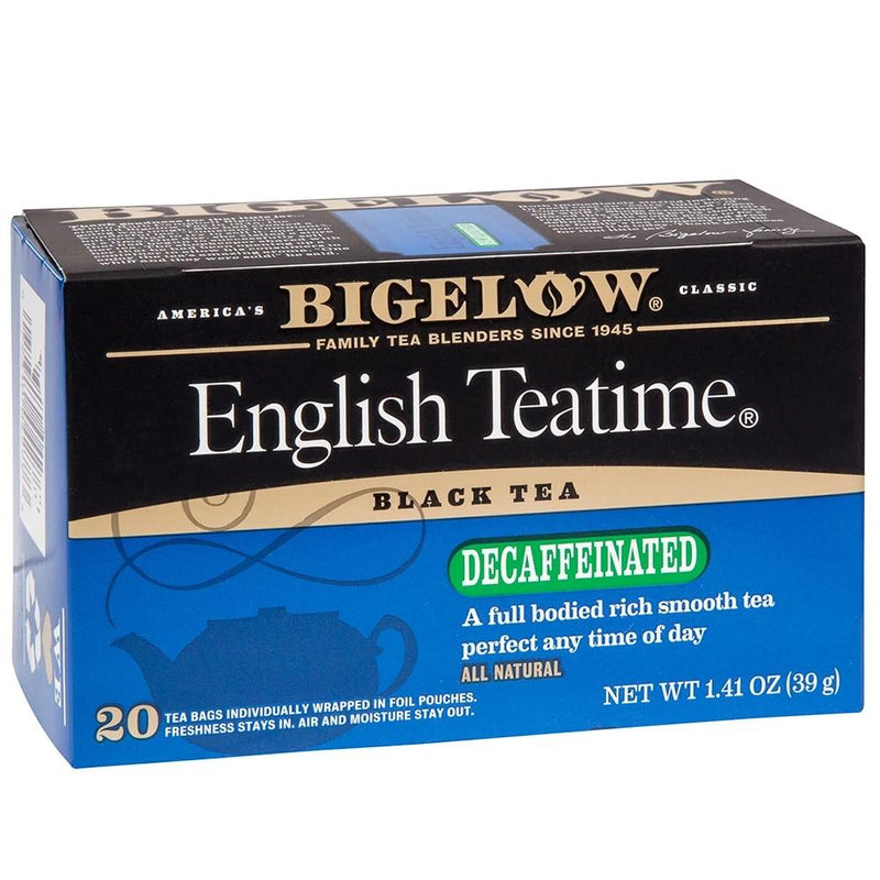 Black Tea English Teatime Bigelow Decaffeinated 20bags 39g