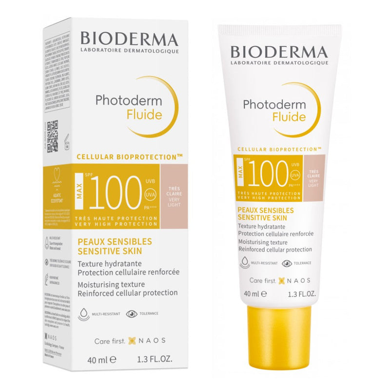 Bioderma Photoderm Fluide Cellular Bioprotection Spf 100 Very Light 40ml