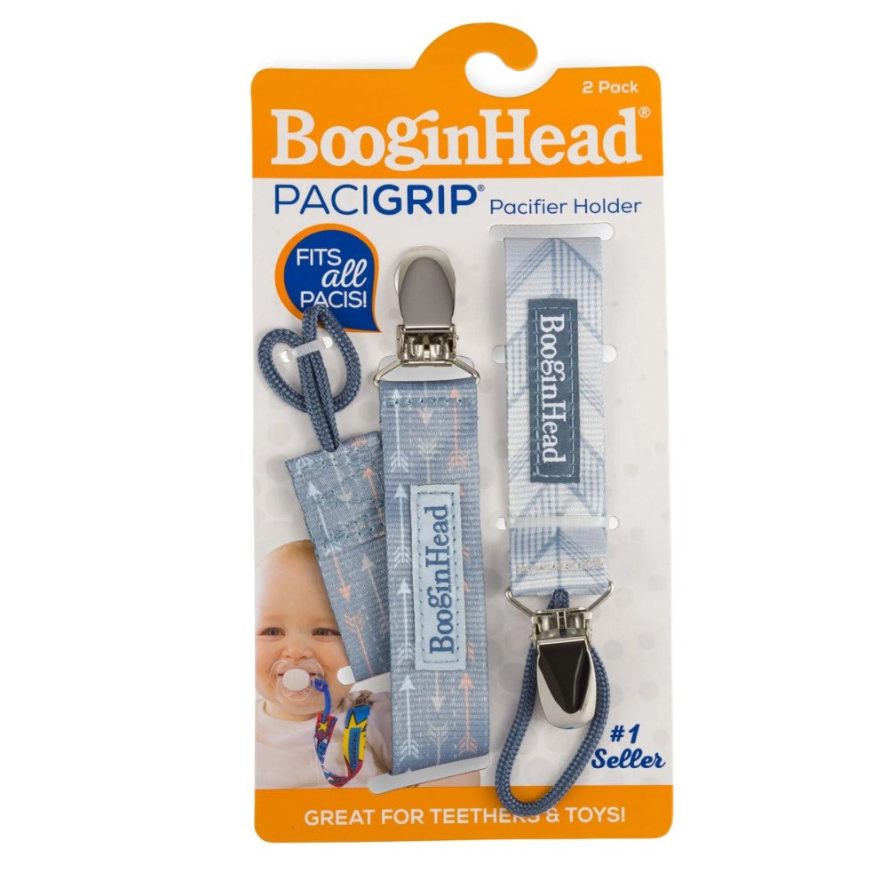 BooginHead Set de 2 Sujetadores  para Chupon Pacigrip 0m+