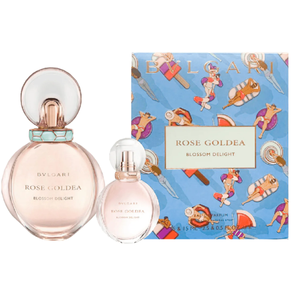 Bulgari Blossom Delight Rose Goldea Eau De Parfum 75ml + 15ml For Woman 2und