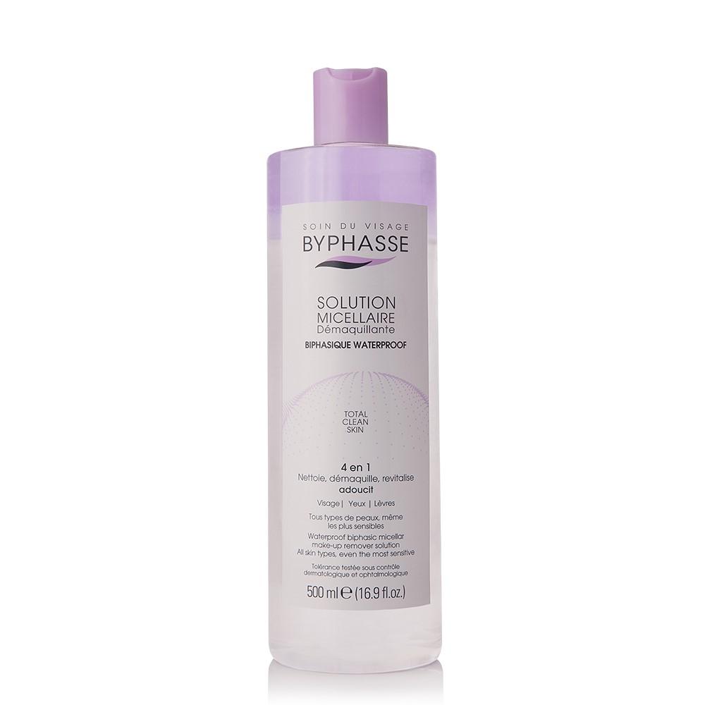 Byphasse  Desmaquillante Solucion Micelar Bifasica Waterproof Vegano 500ml