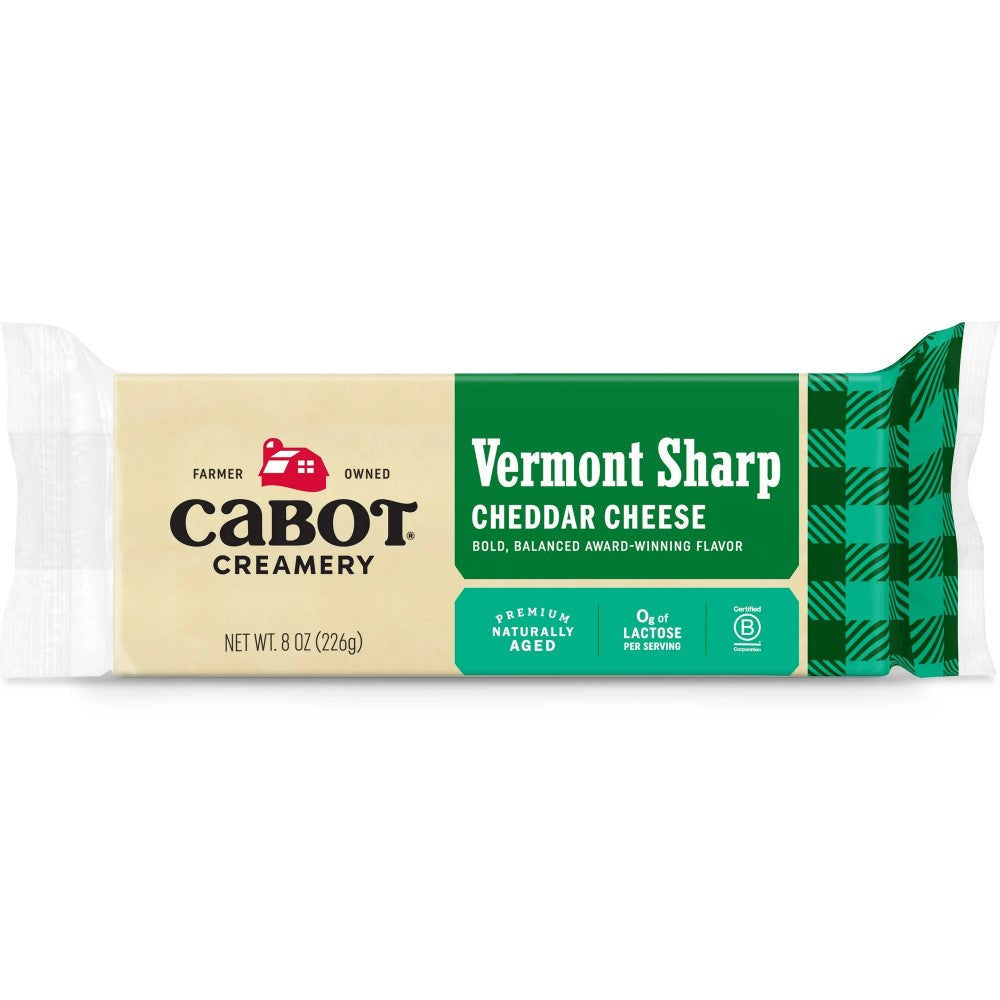 Queso Cabot Creamery Vermont Sharp Cheddar Cheese 226g