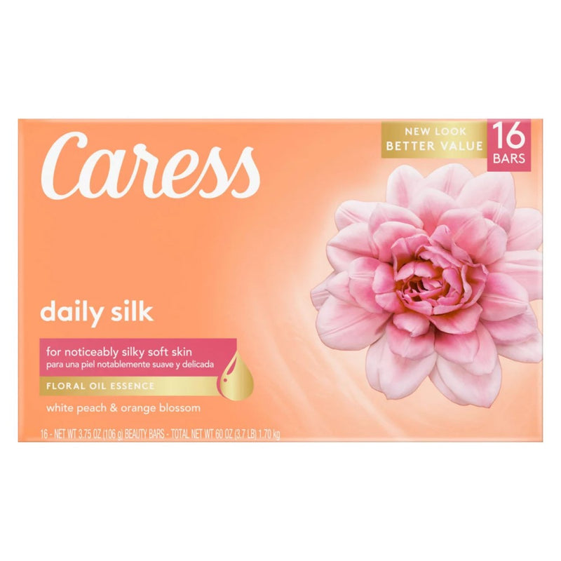 Caress Jabones 16 Barras Daily Silk Floral Oil Essence 1.70kg